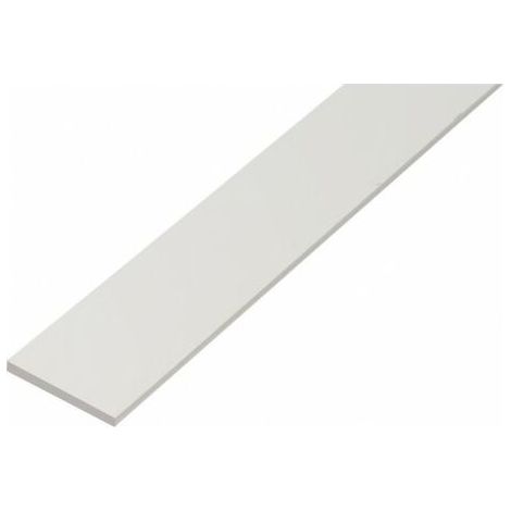 Profil plastique blanc 30x3/2m – Barre de fond pour applications spécifiques – Idéal pour espaces confinés et chantiers humides –