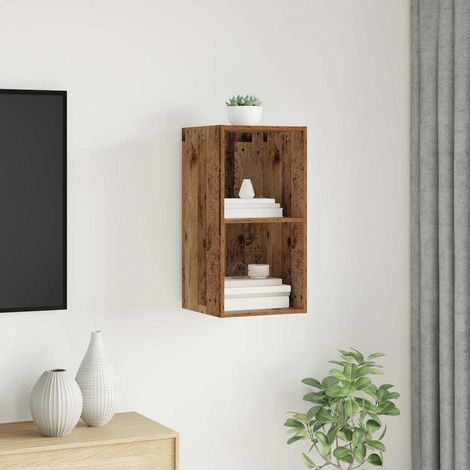 Armario de TV Madera vieja 37 x 37 x 72 cm Madera contrachapada