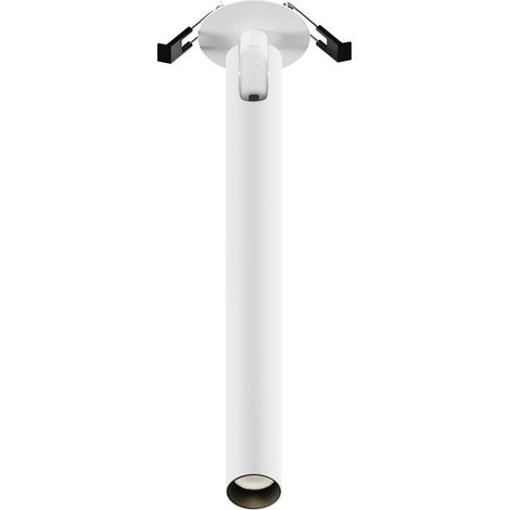 Spot encastré tube rond blanc 32,6cm LED 6W Maytoni (1/2)