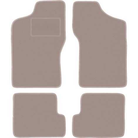 Tapis en velours beige pour : Fiat Cinquecento berline (1991-1998) (1/5)