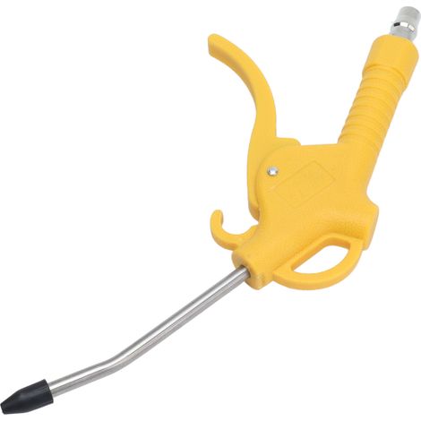 Pistolet de Nettoyage à Air Comprimé en ABS et Acier Inoxydable, Style Court et Jaune (1/5)