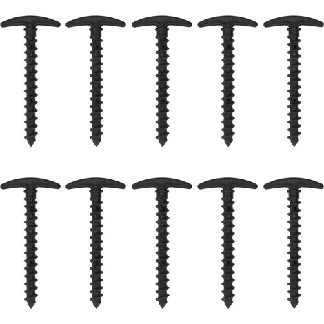 Zeltheringe [10 Stück] 5,7 Zoll Kunststoff-Spiral-Bodenanker für Campingzelte (1/5)