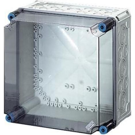 Hensel Mi 80210 Gehäuse Polycarbonat grau IP65 Wandmontage (1/2)