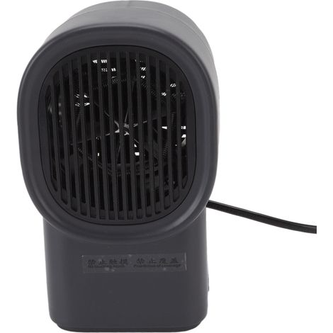 Chauffage soufflant 500 W, chauffage rapide, silencieux, vertical, de table, pour la maison, compatible UE, 100-220 V, gris (1/5)