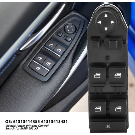 Control de elevalunas eléctrico para BMW E83 X3 - Interruptor OE de calidad superior 61313414355 (1/5)