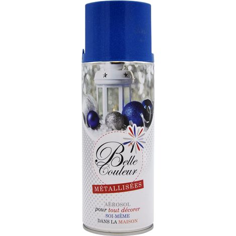 Bombe De Peinture Bleu Metallise