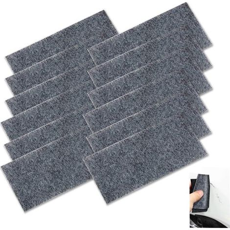 Set di 12 panni per la pulizia con nano glitter, per rimuovere i graffi e riparare la vernice dell'auto, strumento per una facile riparazione. (1/5)