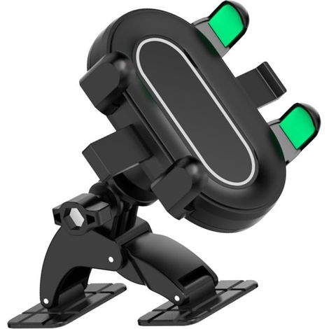 Support de téléphone de voiture rotatif à tête sphérique de 17 mm avec double base adhésive, rotation à 360 degrés, support de tableau de bord pour smartphones (1/5)