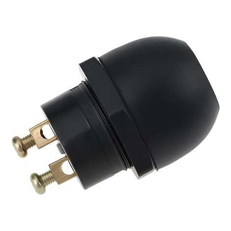2 Pin Car Start Push Button 12V 29A Waterproof 22mm Black (1/5)