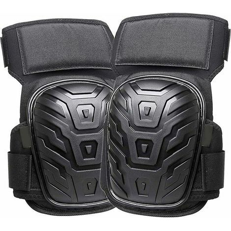 Rodilleras de trabajo con acolchado de gel y correas ajustables para trabajos de jardinería y construcción. (1/5)