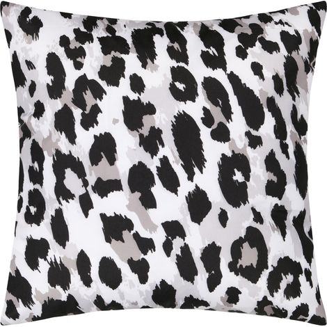 Coussin motif léopard Noir 45x45 cm