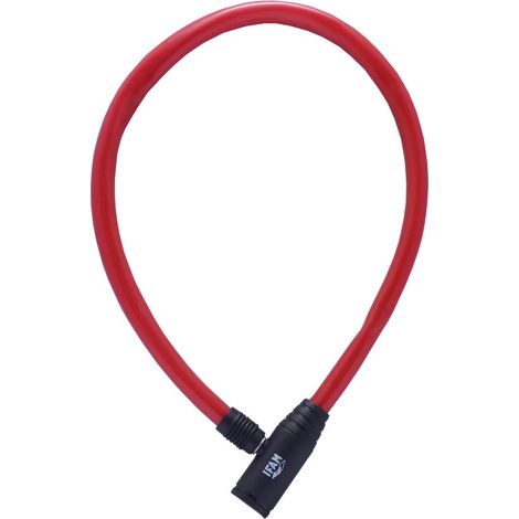 Blocco cavo bici junior rosso
