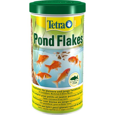 TETRA POND FLAKES, Alimento en Escamas para Peces de Estanque, 1
