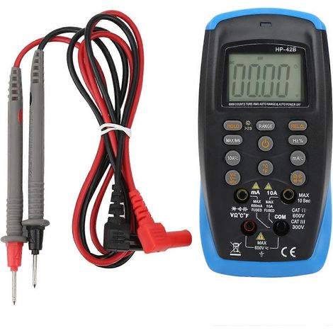 HP 42B Tragbares Digitalmultimeter TRMS Gleich-/Wechselspannung/Strom Widerstand 6000 Counts Tester