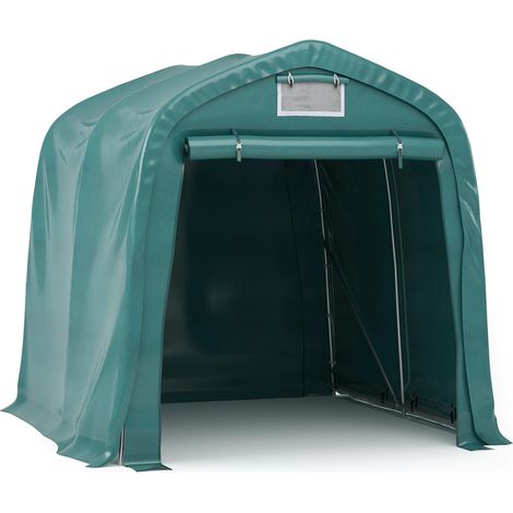 Tente de garage PVC 2,4x2,4 m Vert