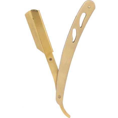 Porte-rasoirs pliable, prise en main confortable, design creux, rotation libre, porte-couteaux de rasage manuel pour salon de coiffure (1/5)