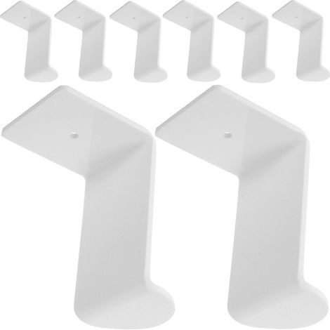 Porte-casquettes mural en acrylique blanc (1 pièce) (1/5)