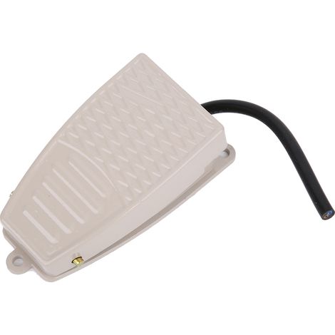 Pédale de commande avec câble de 10 cm, sans verrouillage automatique, pour machines-outils. (1/5)