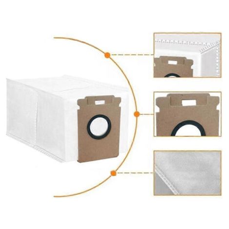 NALOOKAMIC Sacs à poussière de rechange pour aspirateur Roborock H50 Ultra / Roborock H50 (10 pièces) (1/4)