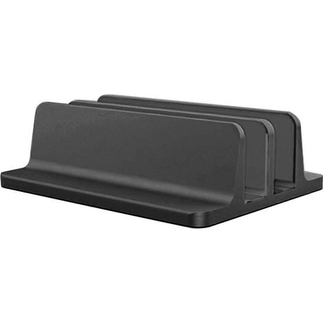 Support pour ordinateur portable, pieds de support verticaux en alliage d'aluminium, gain de place (1/5)