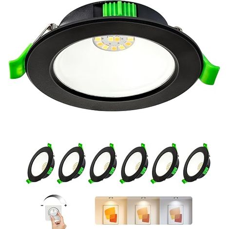 Spot LED Encastrable 230V 5W Extra Plat Spots de Plafond (1/5)