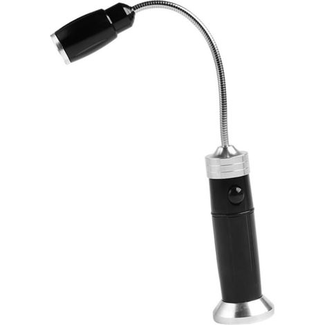 Lampe Torche LED Flexible Magnétique, Col Flexible, Alliage D’aluminium, Légère, pour Barbecue et Réparations en Extérieur (1/5)