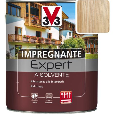 Impregnante Solvente 2,5 Incolore per Protezione Legno Esterno