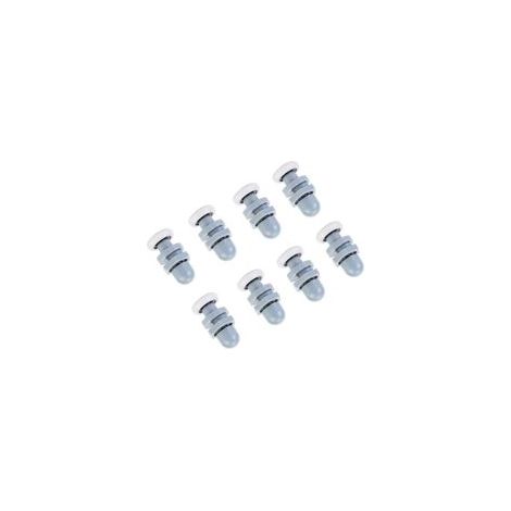 pezzi di guide scorrevoli in plastica resistente per porta doccia, cuscinetti per binario di scorrimento, ricambi per vetro del bagno (19 mm)