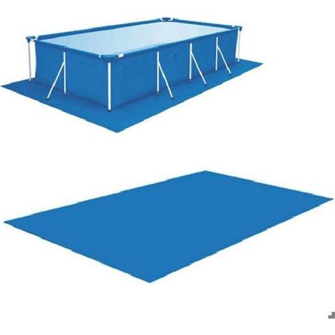 Tapis de sol pour piscine - PZCC - Polyester épais - Résistant à l'usure - Protection efficace - Facile à plier