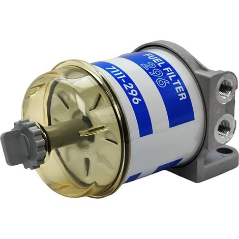 Ensemble séparateur huile-eau (7111-296, 2656615, 271-1712) pour groupes électrogènes et remplacement du filtre à huile moteur. (1/5)