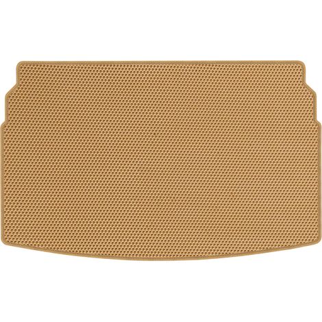 Tappetino per bagagliaio in EVA a nido d'ape - beige per Volkswagen T-Cross SUV dal 2019 (1/5)