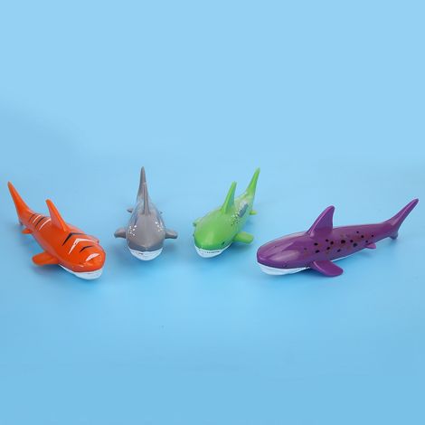 Kinder-Tauchspielzeug Meerestiere Tiersimulation PVC Hai-Modell Spielzeug (1/5)