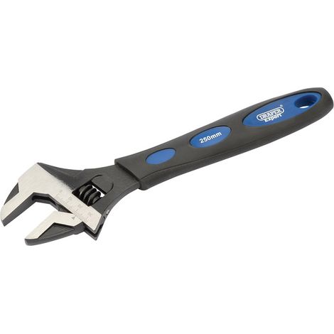 Draper AWSG Expert 250mm Soft Grip Crescent-Type Wrench for Professional and Heavy-Duty Use