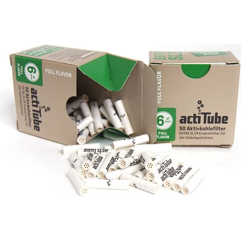 Filtres à charbon ActiTube Full Flavor Extra Slim 50