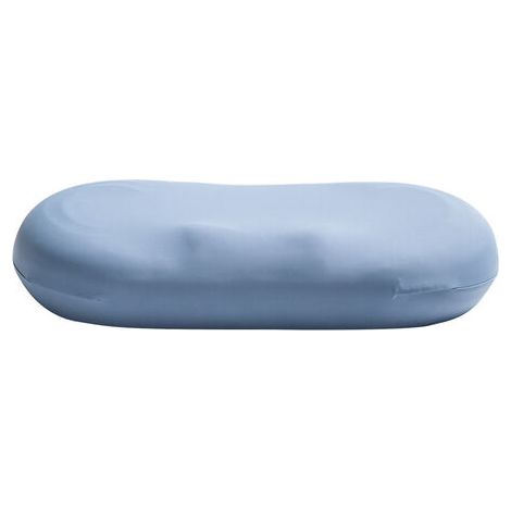Oreiller indéformable 36x55 Forme ergonomique Appui-tête Oreiller Cerviconfort Bleu-AquaForge (1/3)
