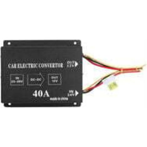 Car/Truck 40A 480W DC 24V to 12V Voltage Reducer Converter (1/5)