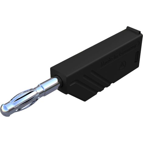 Hirschmann Test & Measurement LAS N WS Lamellenstecker Stecker, gerade Stift-Ø: 4 mm Schwarz 1 St.