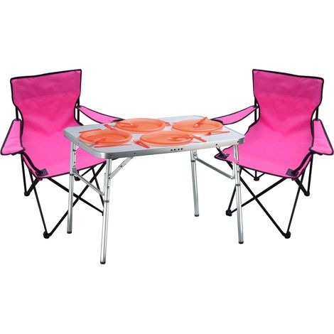 3-teiliges Campingmöbel Set-M44756+2xMPO2471