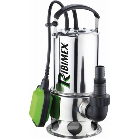 pompa per acque scure inox ribimex "prpvc1101ci" 1100 w
