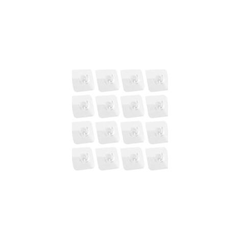 Crochets Adhésifs 40 Pièces Ventouse Murale Crochets à Ventouse Crochet Collant Crochets Muraux Transparents Crochet Mural à Ongles Crochet Ventouse Crochet Adhesif Mural Crochet de Serviette