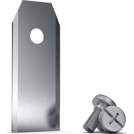 lames pour tondeuse automatique automower husqvarna version longue 43 mm lot de 9 lames de tonte 43 mm x 18 mm x 0.75 mm couleur argent
