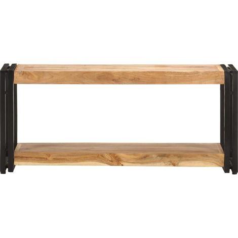 Meuble TV Banc TV Armoire TV 90x30x40 cm Bois d'acacia solide (1/5)