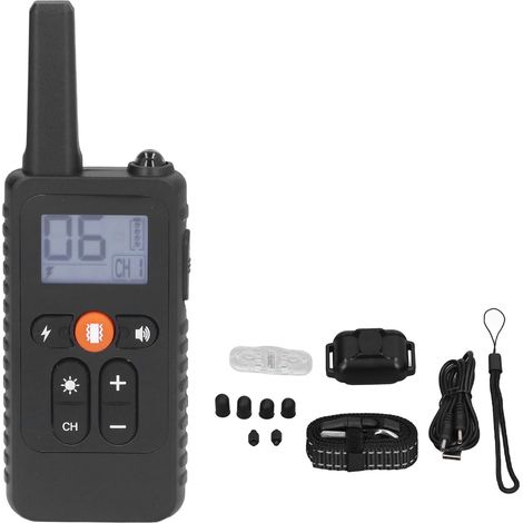 800 m Hundeerziehungshalsband, Fernbedienung, IP67 wasserdicht, LED, USB-aufladbar, für Hunde ab 3 Monaten