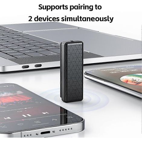 Récepteur Bluetooth 5.3 FiiO BTR11 avec amplificateur audio sans fil LDAC et prise jack 3,5 mm (noir) (1/5)