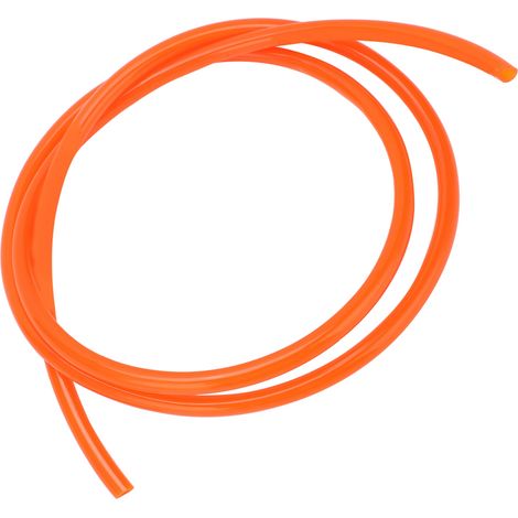 Tuyau pneumatique flexible TPU pour compresseur d'air, tube résistant aux carburants et huiles chimiques, diamètre extérieur 16 mm intérieur 13 mm, orange, 1 mètre. (1/5)