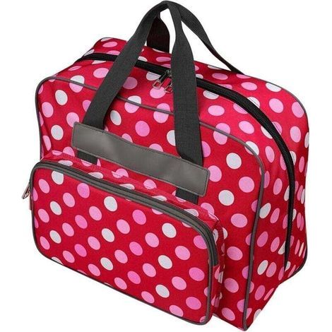 Mallette de transport universelle pour machine à coudre (rouge)
