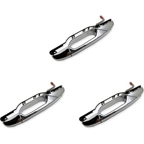 3 manijas exteriores para puertas de automóviles CADILLAC CHEVROLET GMC, manija exterior delantera derecha cromada 20828258 22738721 (1/5)
