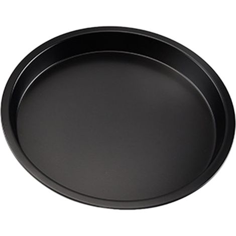 Poêle À Pizza En Fonte - Antiadhésif - Pour Four Et Cuisinière - Rond - 6 À 10 Pouces - Noir - 1 Pièce (1/5)