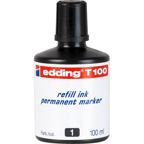 edding Nachfülltusche T100 4-T100001 100ml schwarz (1/2)
