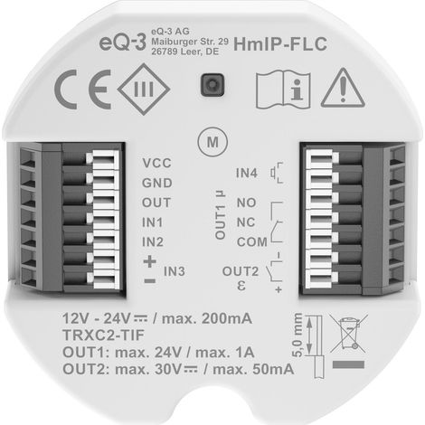 eq3 HmIP-FLC Controller di Blocco Universale Bianco